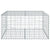 Gabion Basket with Cover 100x100x50 cm Galvanised Iron