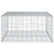 Gabion Basket with Cover 100x100x50 cm Galvanised Iron