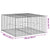 Gabion Basket with Cover 100x100x50 cm Galvanised Iron