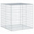 Gabion Basket with Cover 100x100x100 cm Galvanised Iron