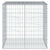 Gabion Basket with Cover 100x100x100 cm Galvanised Iron