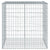 Gabion Basket with Cover 100x100x100 cm Galvanised Iron