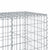 Gabion Basket with Cover 100x100x100 cm Galvanised Iron