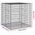 Gabion Basket with Cover 100x100x100 cm Galvanised Iron