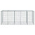 Gabion Basket with Cover 250x100x100 cm Galvanised Iron