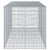 Gabion Basket with Cover 250x100x100 cm Galvanised Iron