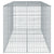 Gabion Basket with Cover 300x100x100 cm Galvanised Iron