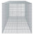 Gabion Basket with Cover 350x100x100 cm Galvanised Iron