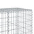 Gabion Basket with Cover 400x100x100 cm Galvanised Iron