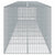 Gabion Basket with Cover 700x100x100 cm Galvanised Iron