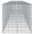 Gabion Basket with Cover 800x100x100 cm Galvanised Iron