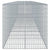 Gabion Basket with Cover 900x100x100 cm Galvanised Iron