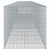 Gabion Basket with Cover 950x100x100 cm Galvanised Iron