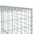 Gabion Basket with Cover 100x100x150 cm Galvanised Iron