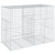 Gabion Basket with Cover 200x100x150 cm Galvanised Iron