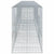 Gabion Basket with Cover 700x100x150 cm Galvanised Iron