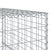 Gabion Basket with Cover 700x100x150 cm Galvanised Iron