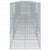 Gabion Basket with Cover 900x100x150 cm Galvanised Iron