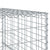 Gabion Basket with Cover 1100x100x150 cm Galvanised Iron