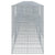 Gabion Basket with Cover 1200x100x150 cm Galvanised Iron