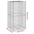 Gabion Basket with Cover 100x100x200 cm Galvanised Iron