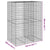 Gabion Basket with Cover 150x100x200 cm Galvanised Iron