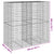 Gabion Basket with Cover 200x100x200 cm Galvanised Iron