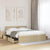 Bed Frame with Headboard without Mattress Sonoma Oak 150x200 cm