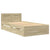 Bed Frame with Headboard without Mattress Sonoma Oak 90x190 cm