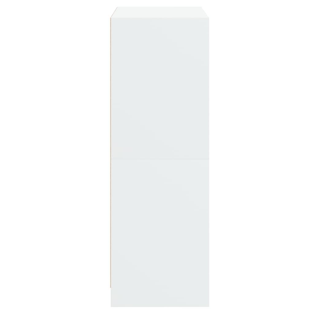 Highboard with Doors White 68x37x109 cm Engineered Wood