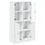 Highboard with Doors White 68x37x142 cm Engineered Wood