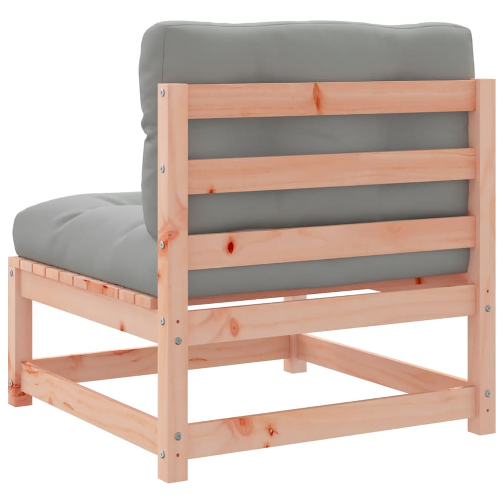 4 Piece Garden Sofa Set with Cushions Solid Wood Douglas Fir