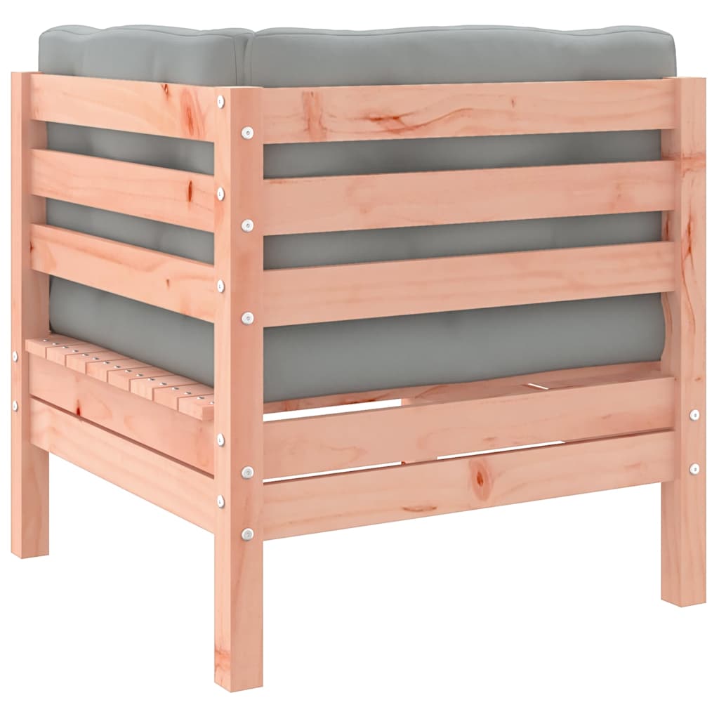 11 Piece Garden Sofa Set with Cushions Solid Wood Douglas Fir