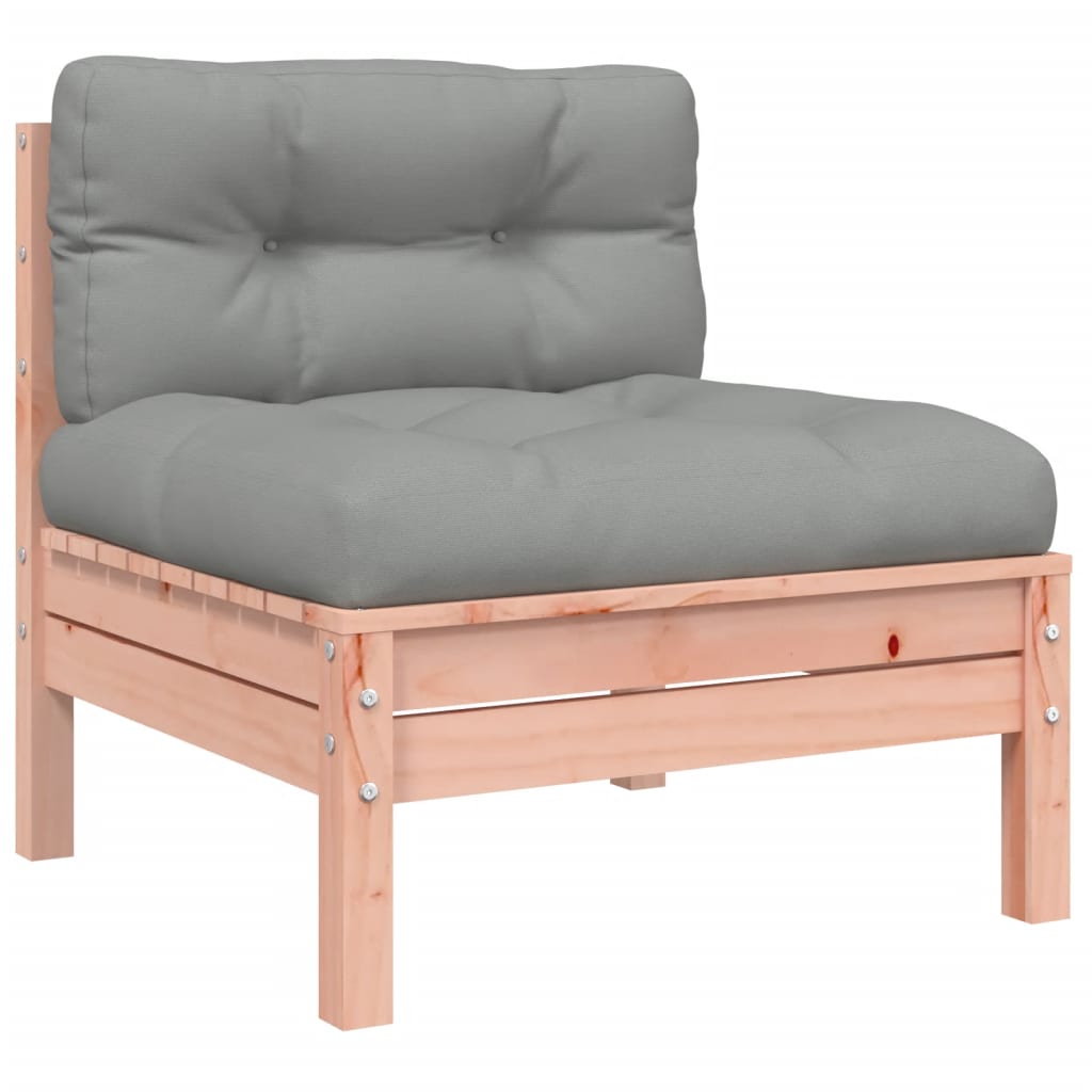 12 Piece Garden Sofa Set with Cushions Solid Wood Douglas Fir