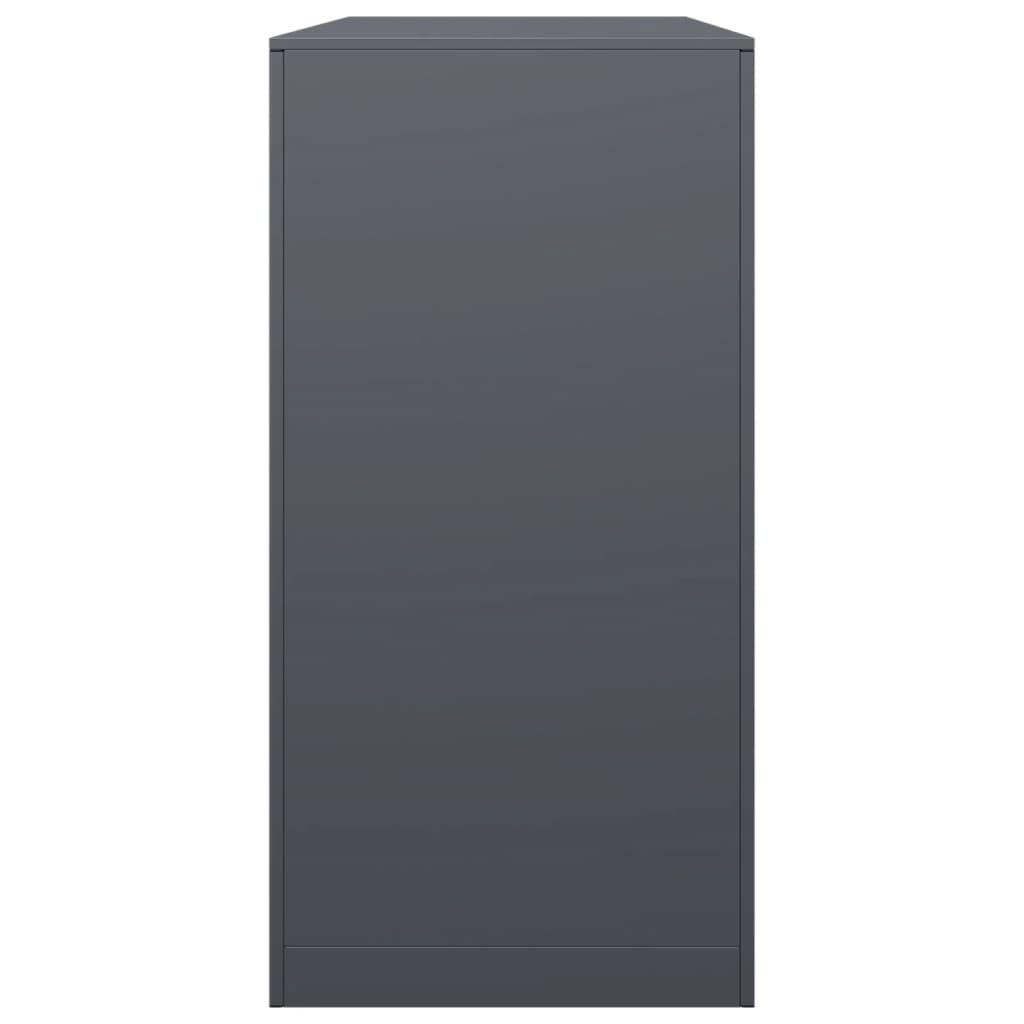 Firewood Rack Anthracite 100x40x80 cm Steel