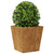 Garden Planters 2 pcs 40x40x40 cm Weathering Steel
