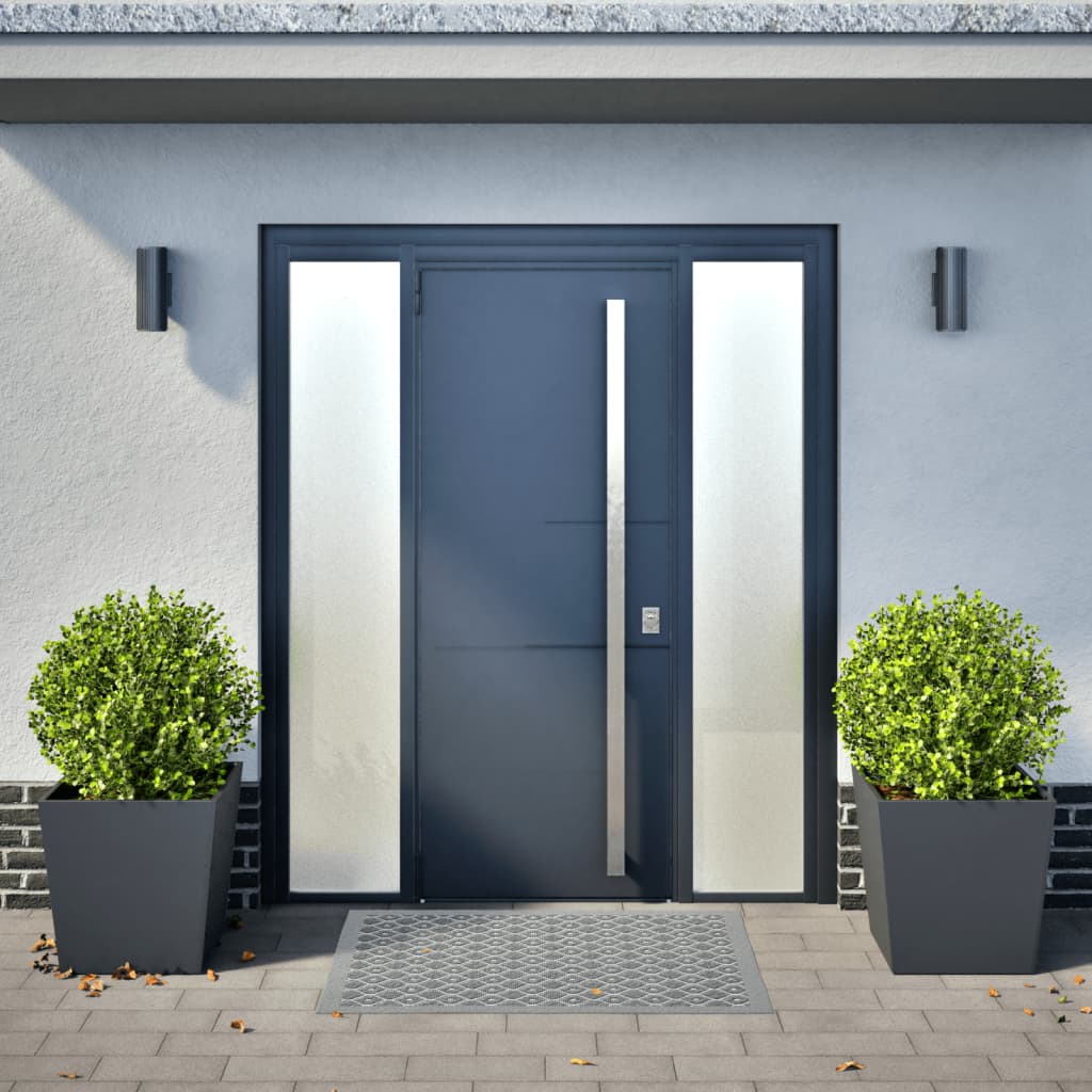Garden Planters 2 pcs Anthracite 50x50x50 cm Steel