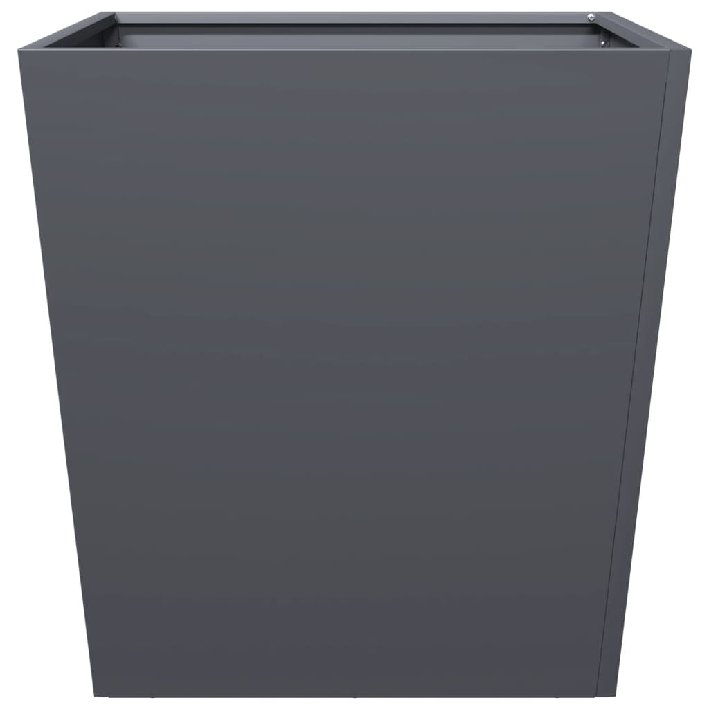 Garden Planters 2 pcs Anthracite 50x50x50 cm Steel