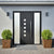 Garden Planters 2 pcs 50x50x50 cm Weathering Steel