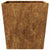Garden Planters 2 pcs 50x50x50 cm Weathering Steel