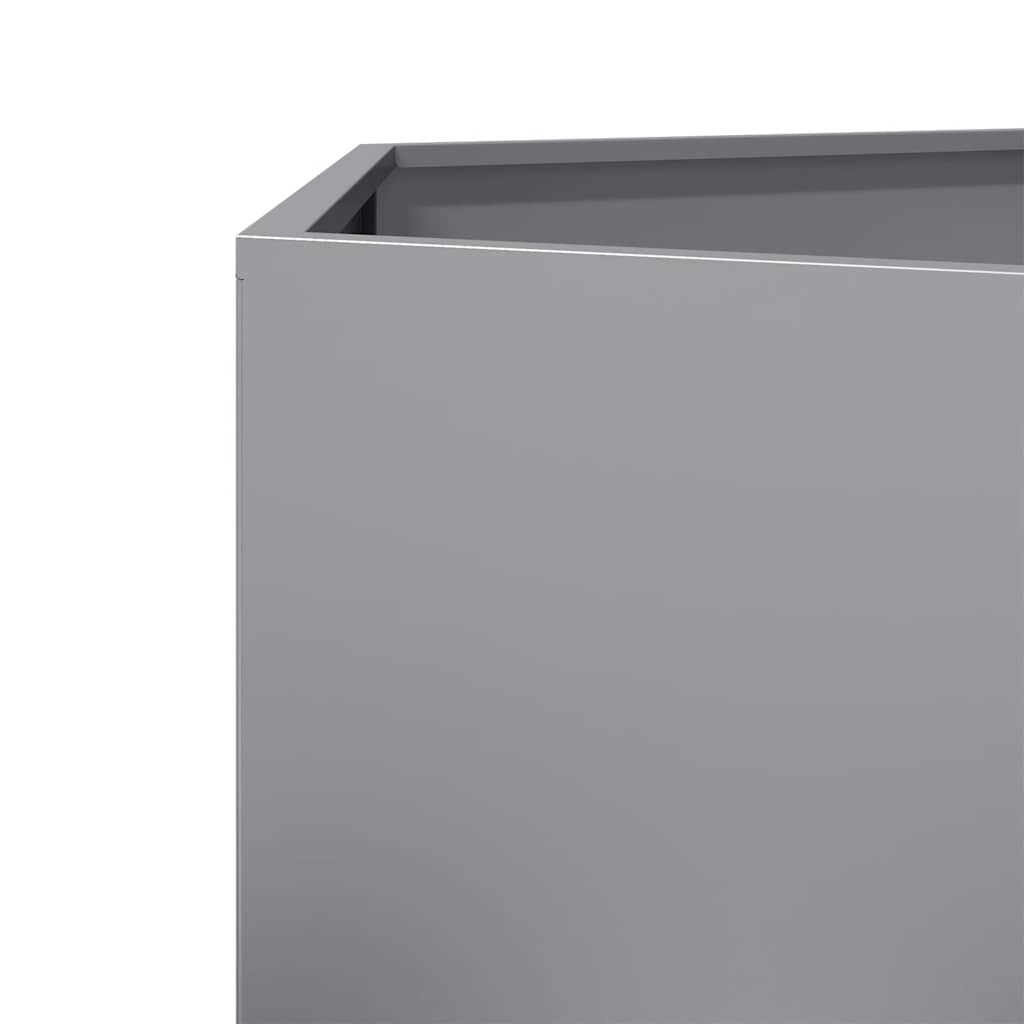 Garden Planters 2 pcs Hexagon 46x40x45 cm Galvanized Steel