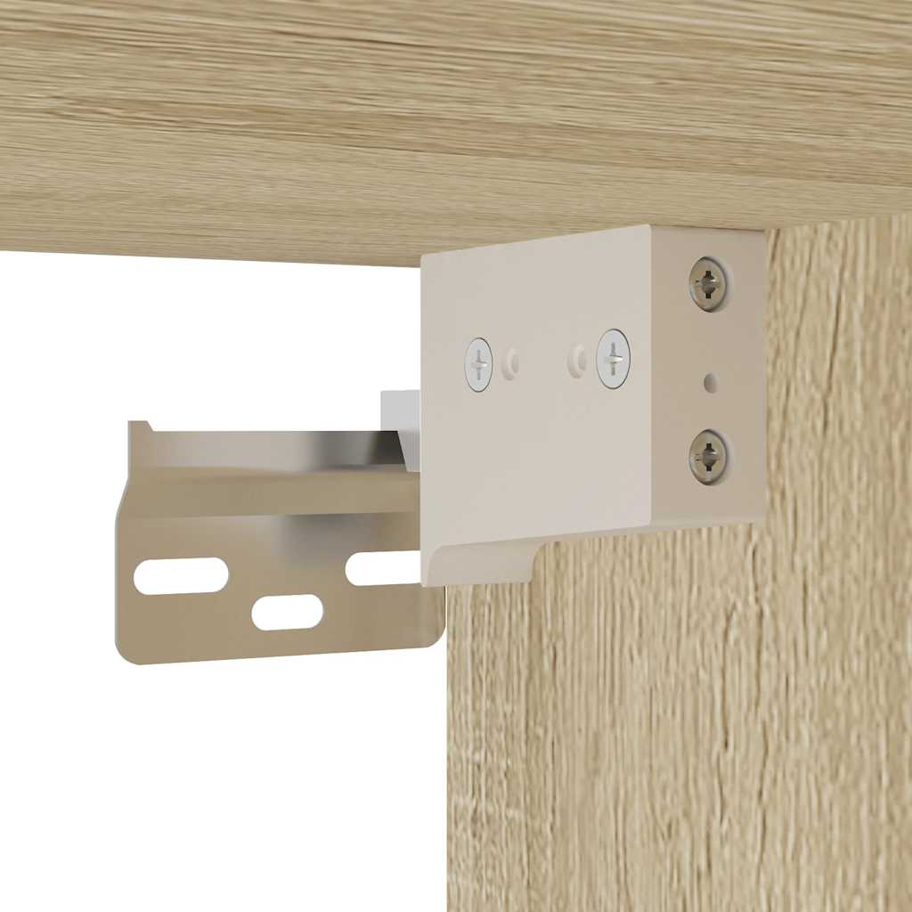 4Â Piece Bathroom Furniture SetÂ Sonoma Oak Engineered Wood