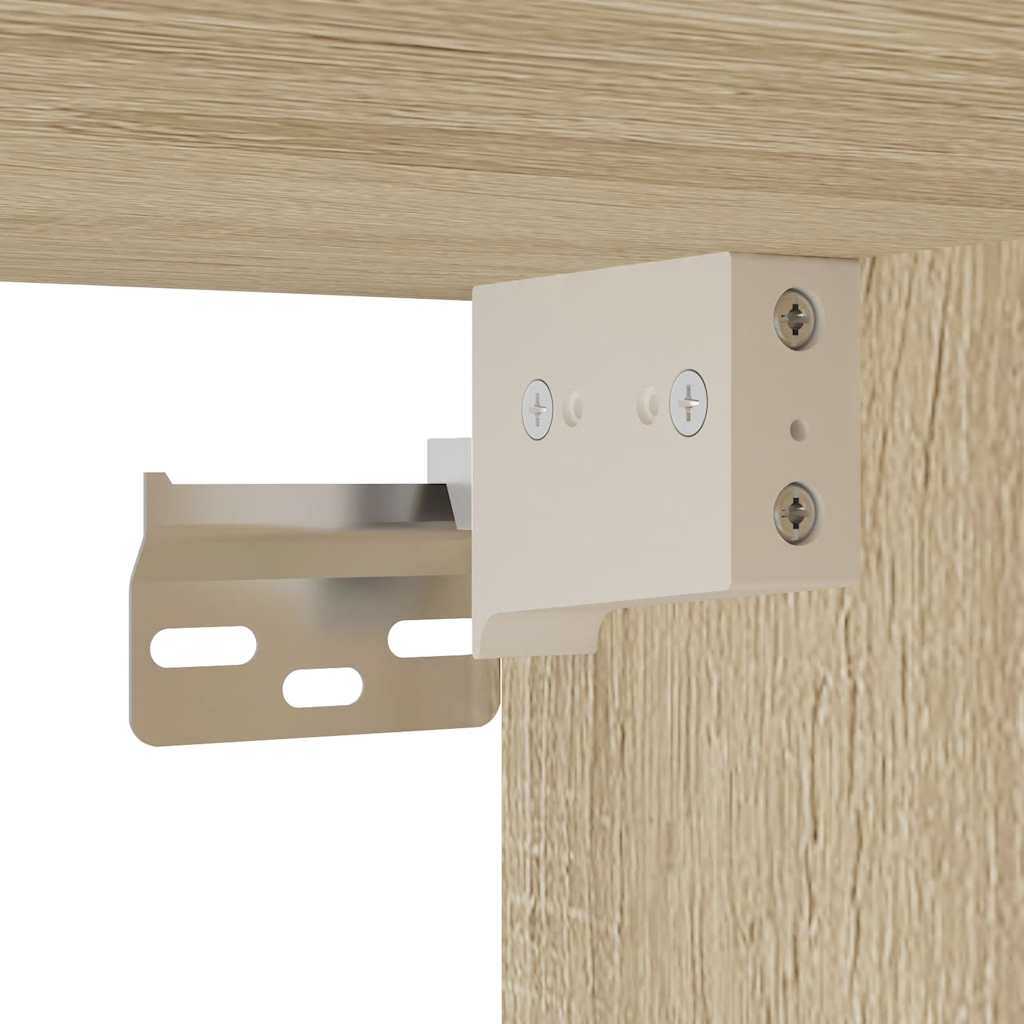 4Â Piece Bathroom Furniture SetÂ Sonoma Oak Engineered Wood
