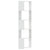 Corner Bookcase 5-Tier White 50x50x179 cm Engineered Wood