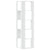 Corner Bookcase 5-Tier White 50x50x179 cm Engineered Wood
