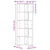 Corner Bookcase 5-Tier White 50x50x179 cm Engineered Wood