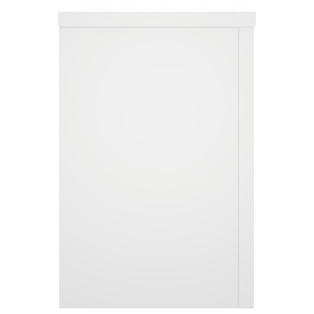 Plant Stands 2 pcs White 25x25x35 cm Engineered Wood