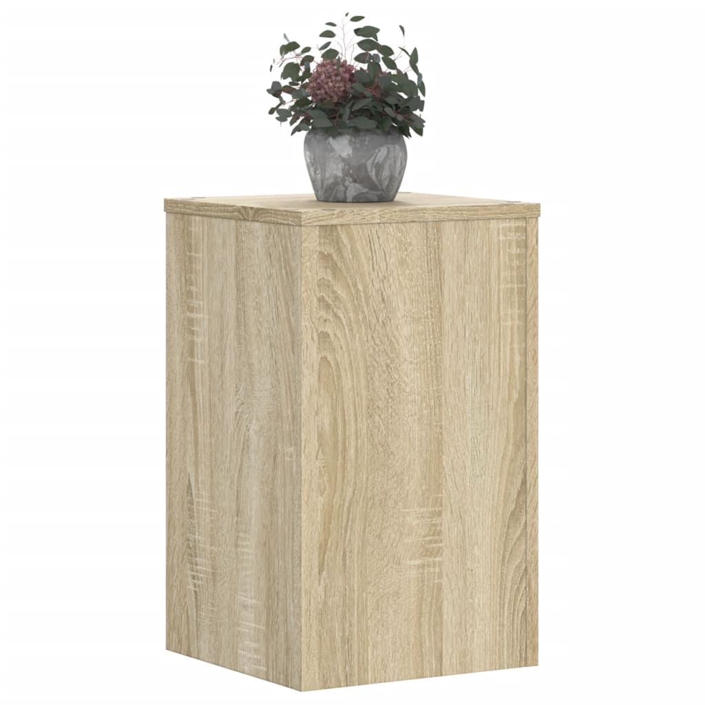 Plant Stands 2 pcs Sonoma Oak 30x30x50 cm Engineered Wood