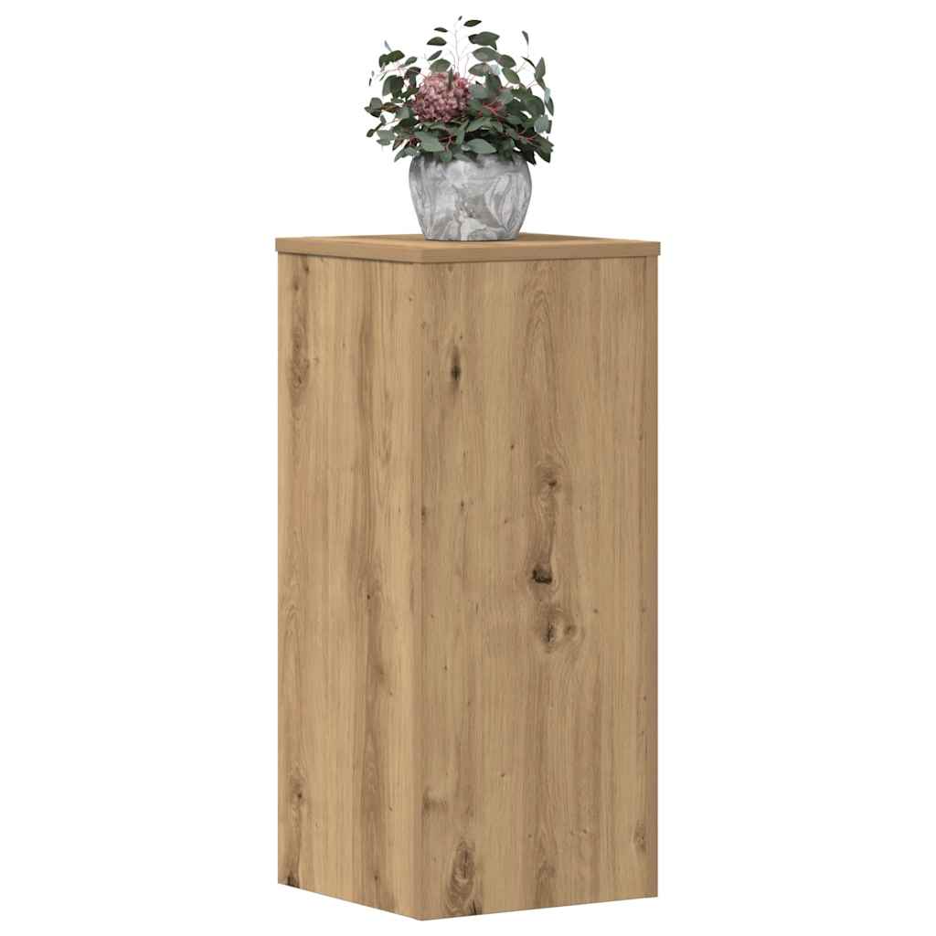 Plant Stands 2 pcs Artisan Oak 30x30x70 cm Engineered Wood