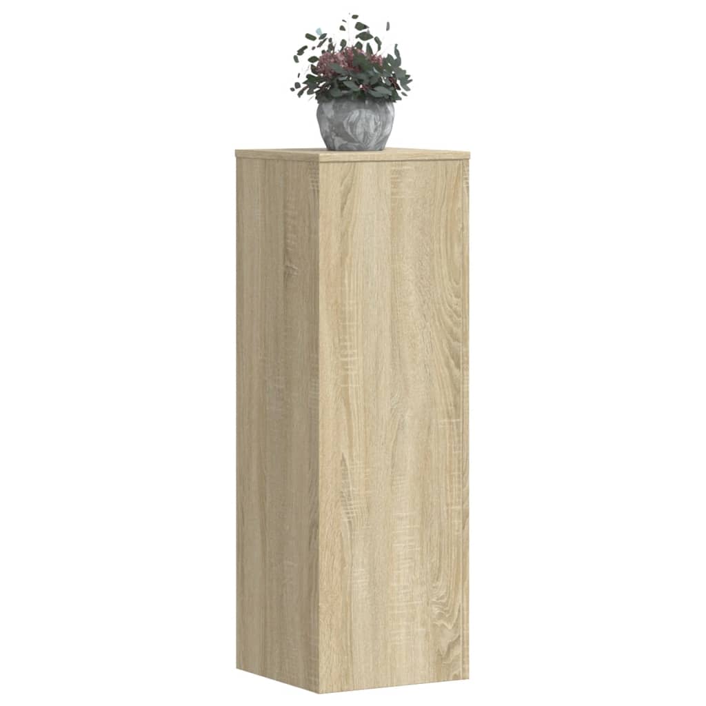 Plant Stand Sonoma Oak 33x33x100 cm Engineered Wood